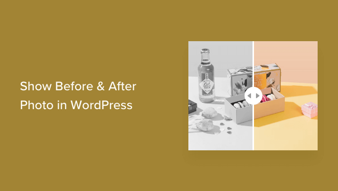 How to show before and after photo in WordPress (with slide effect)